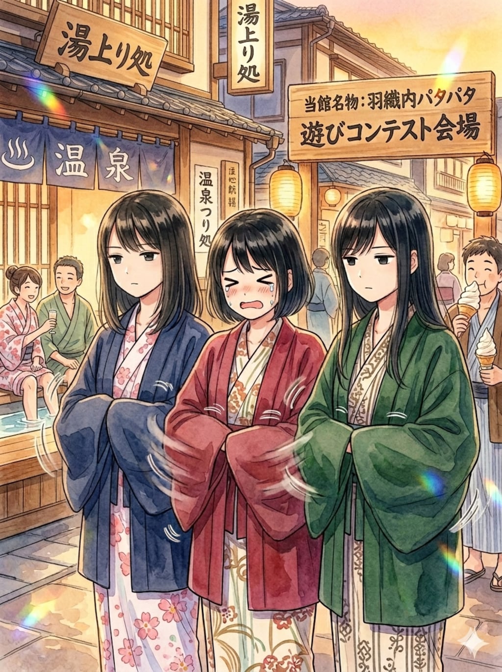湯上りアイス食べ過ぎ事件