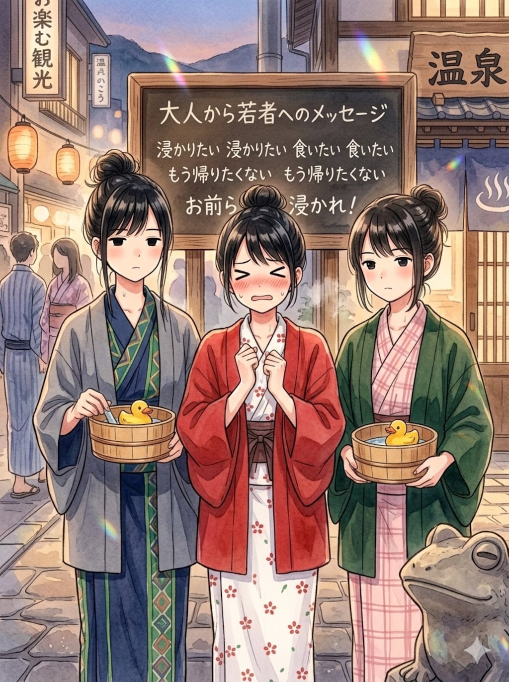 湯上りアイス食べ過ぎ事件