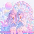 二人の遊園地 2枚目