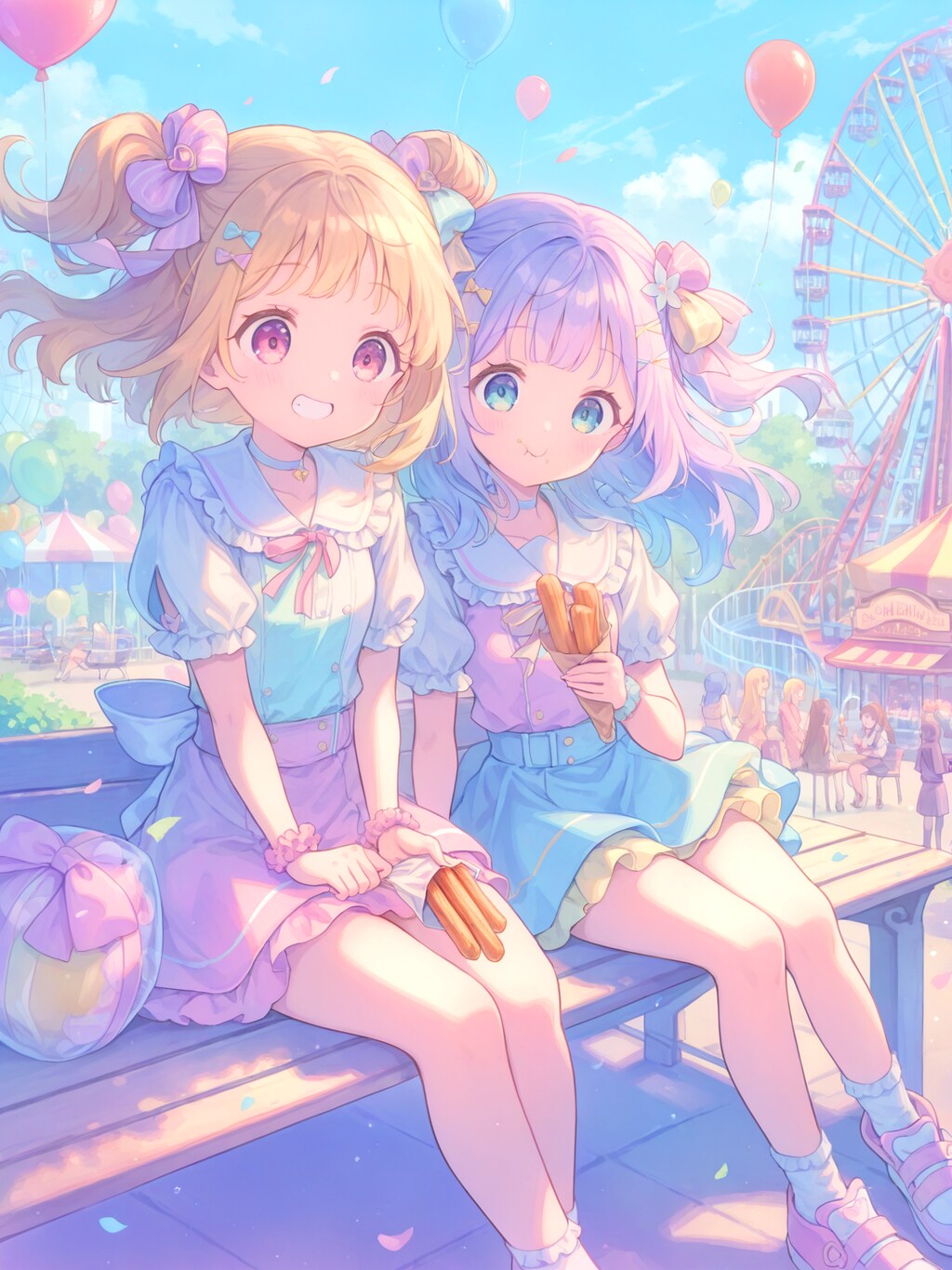 二人の遊園地
