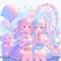 二人の遊園地 3枚目
