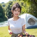 キャンプ女子 4枚目