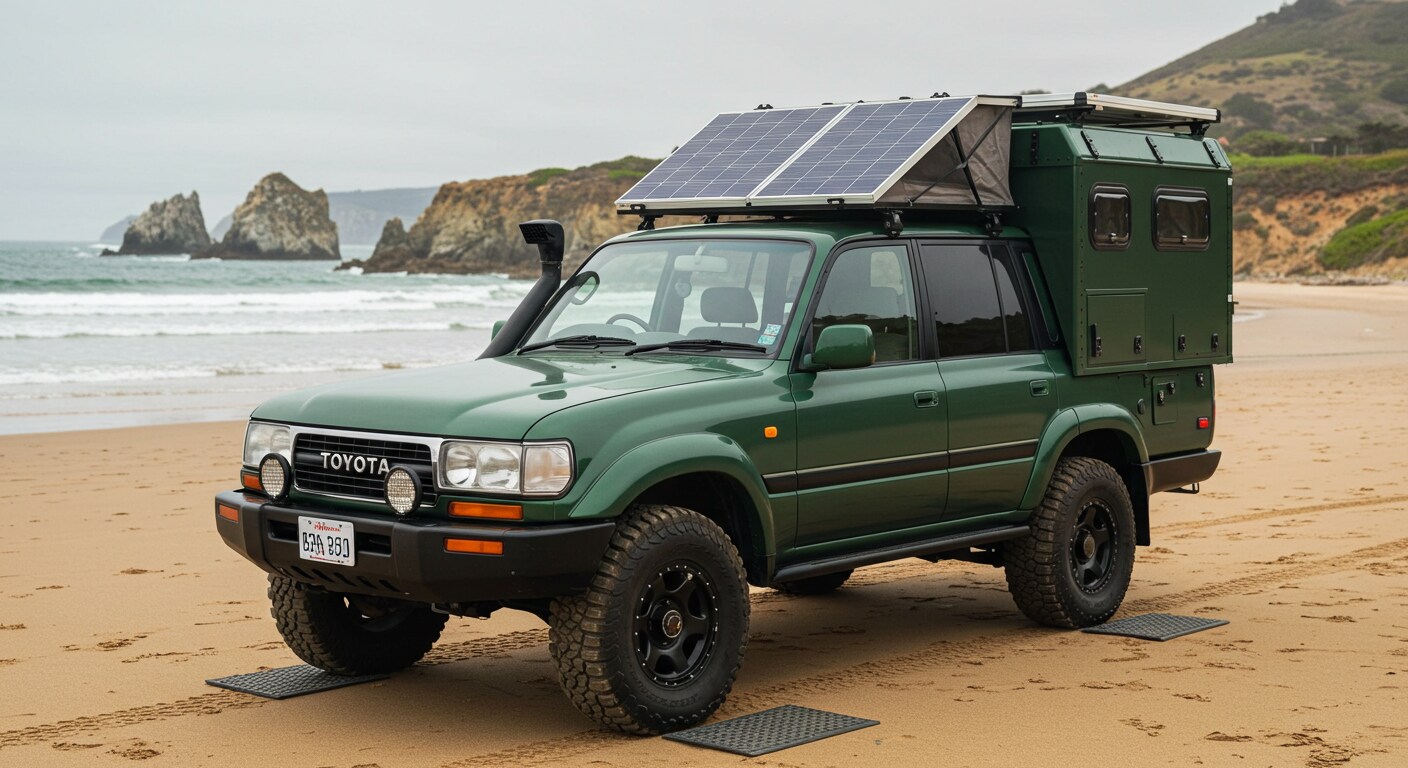 ランドクルーザー80キャンピングカー | の人気AIイラスト・グラビア