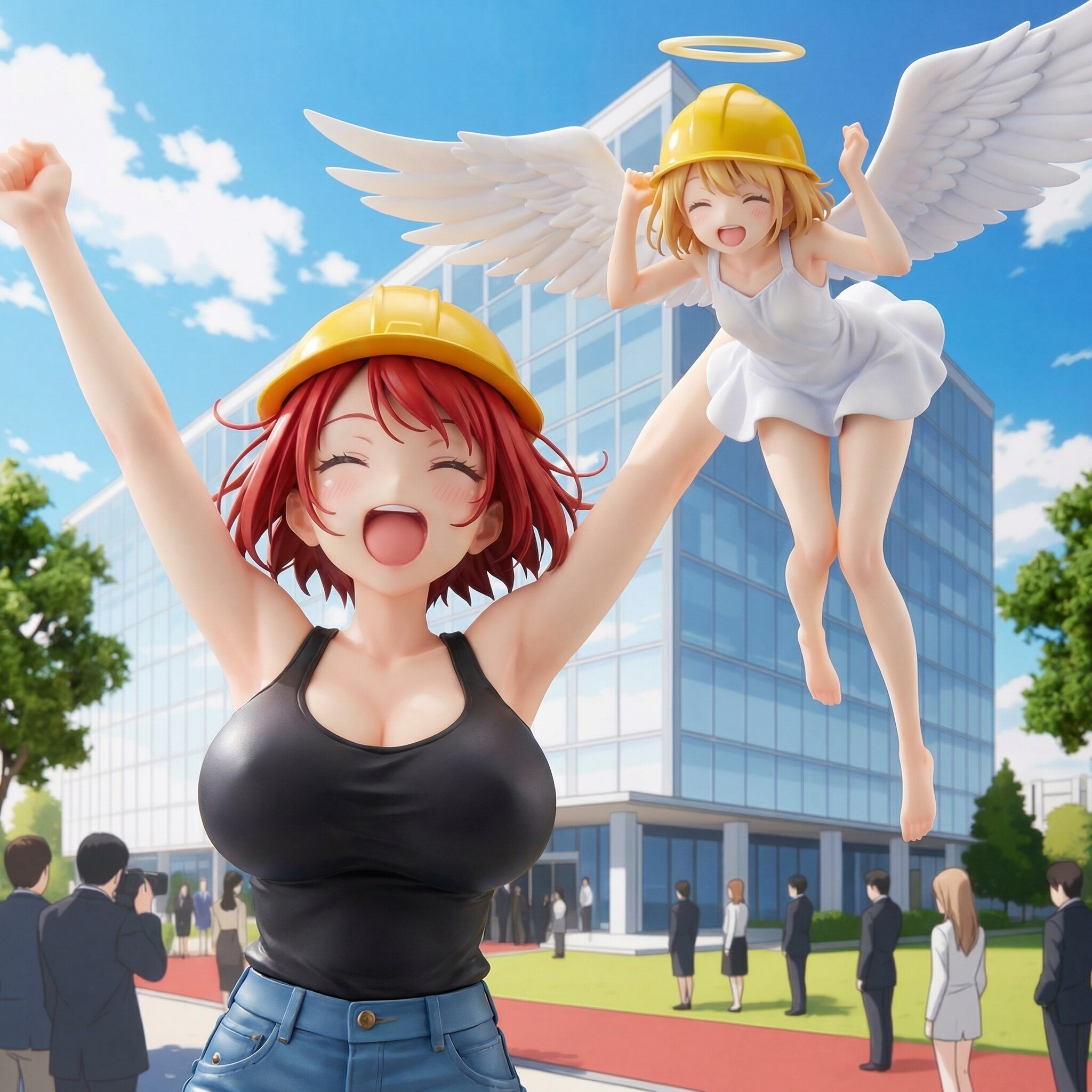 新しいビルの落成式