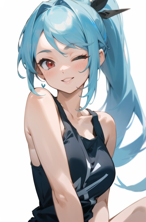 青髪's