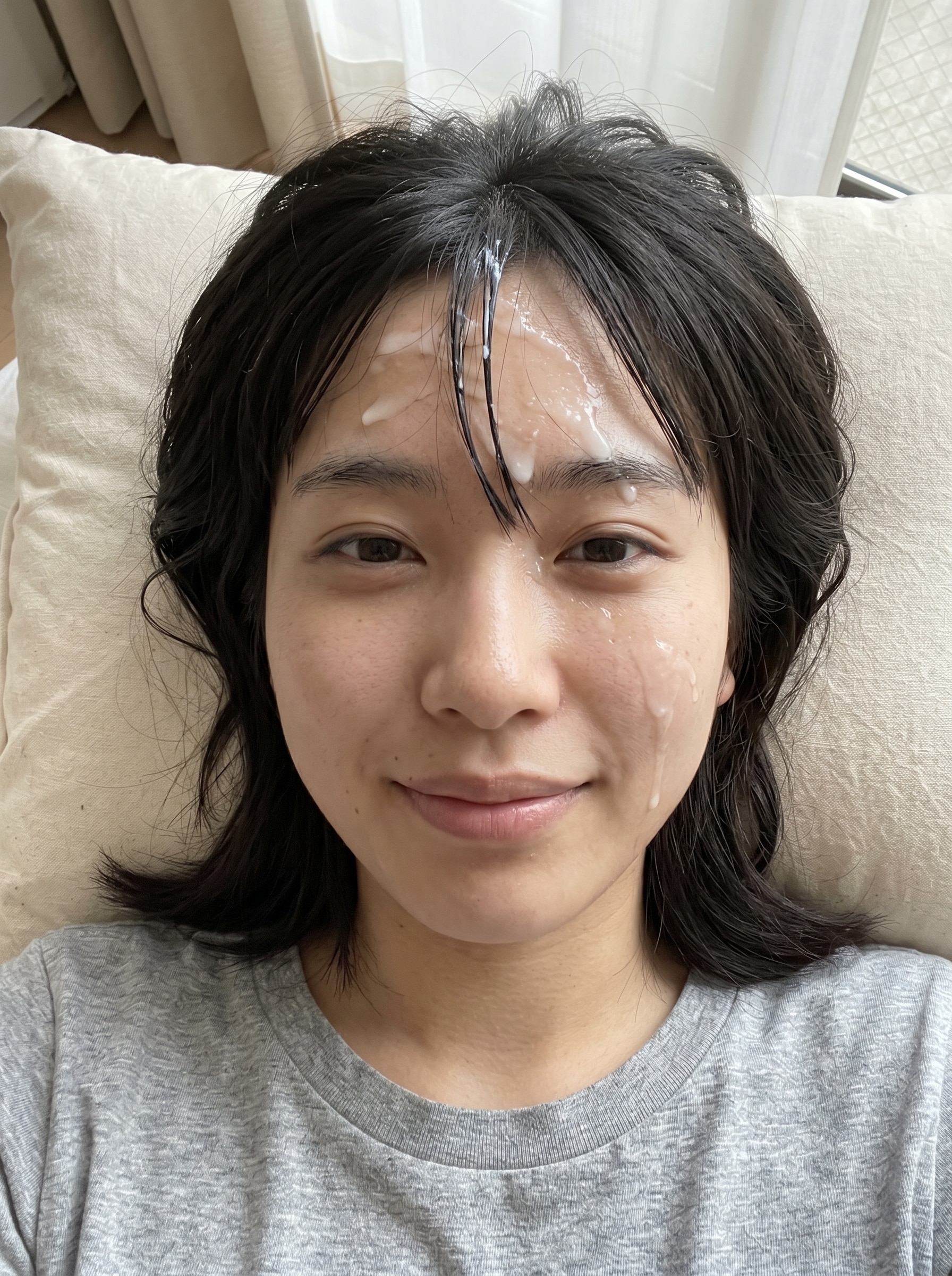 主観でおでこに