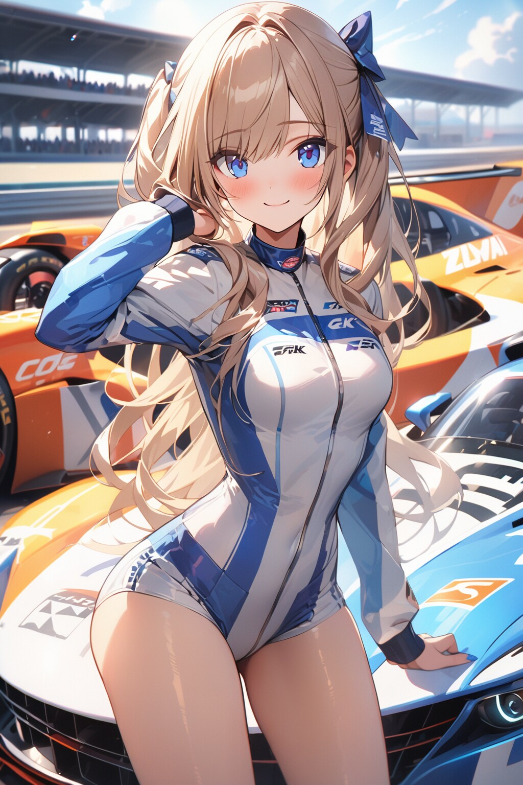 金髪レースクイーン | の人気AIイラスト・グラビア