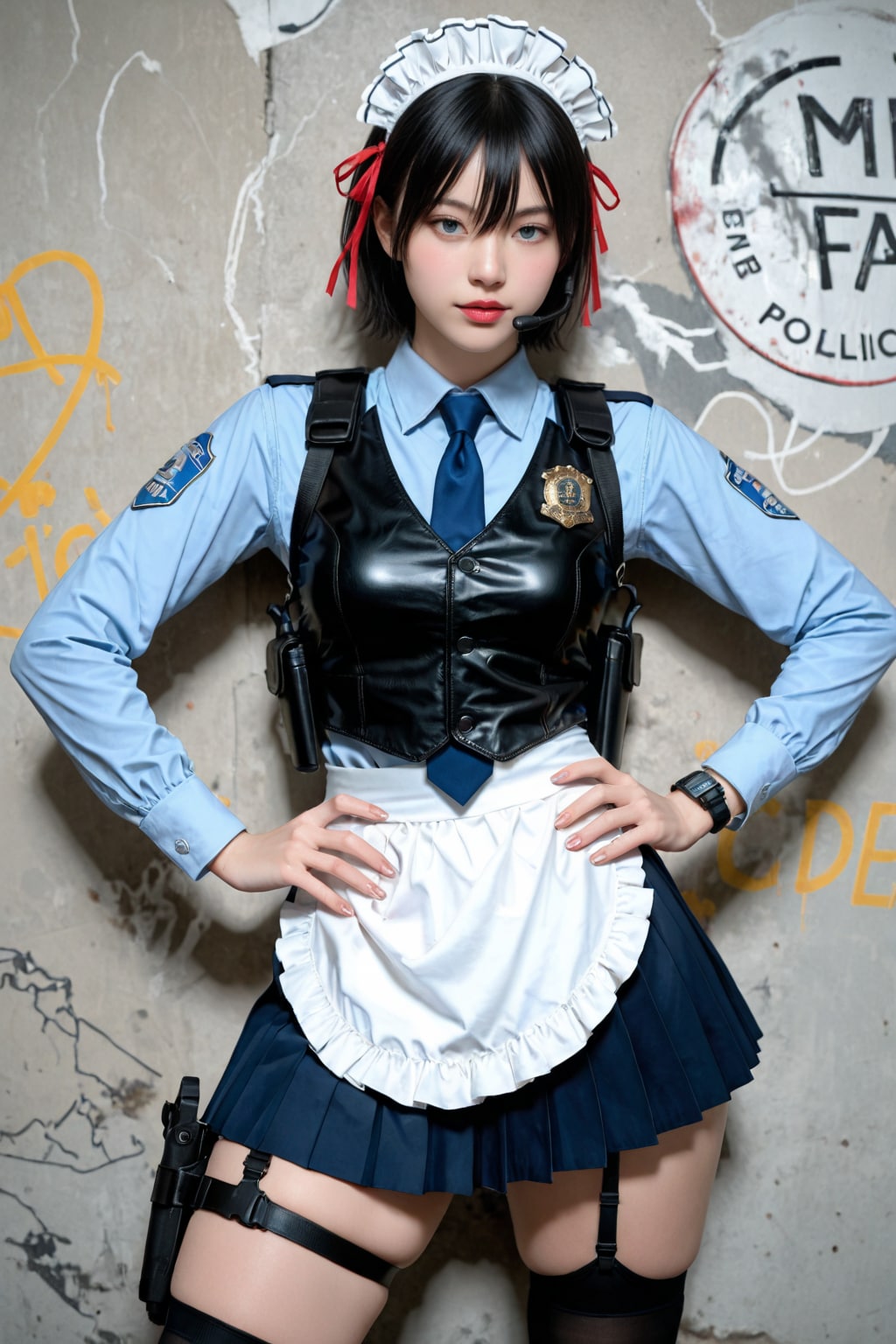 ウェイトレス婦警