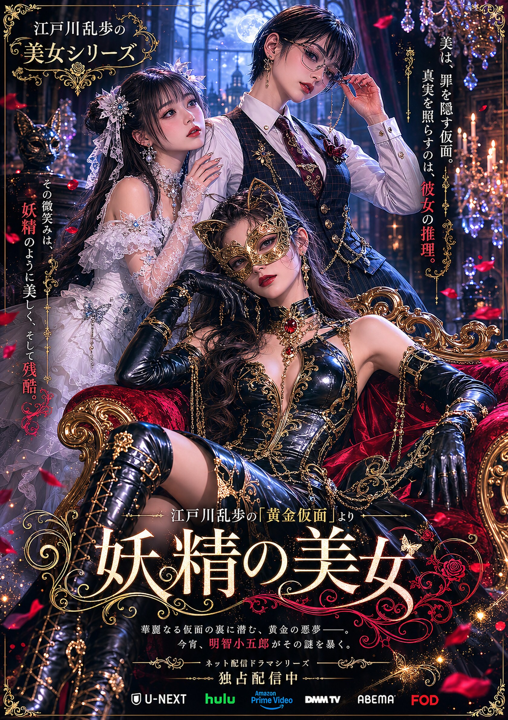 「妖精の美女～黄金仮面より～」江戸川乱歩の美女シリーズリメイク(公式ハッシュタグ「＃探偵」参戦作品)