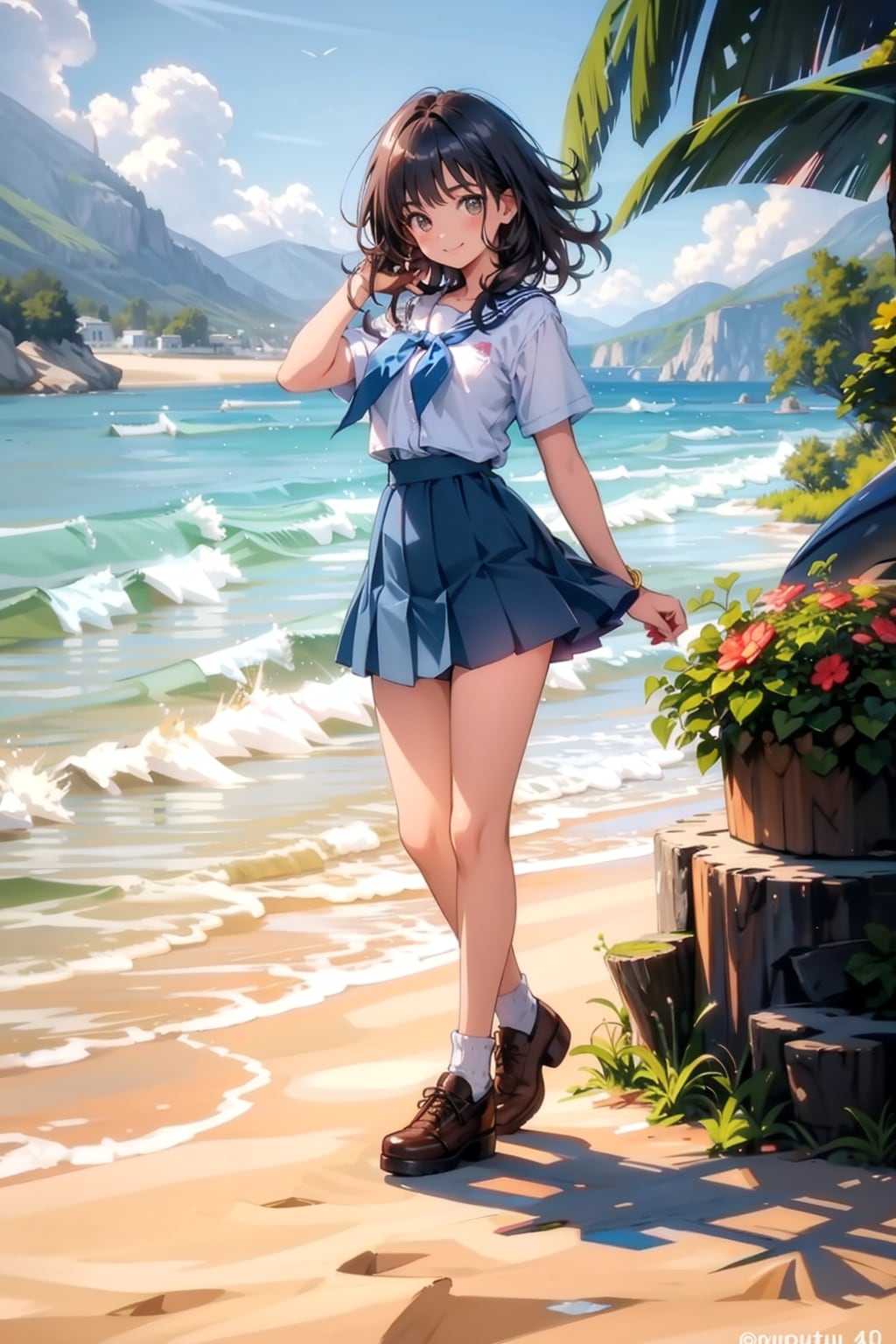 修学旅行先で | の人気AIイラスト・グラビア