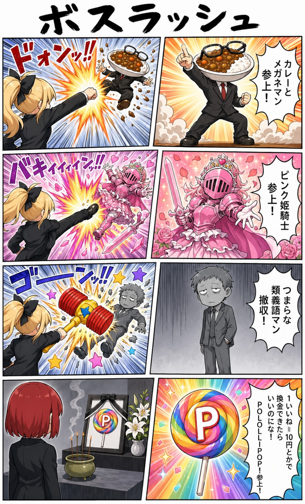 【漫画】ボスラッシュ