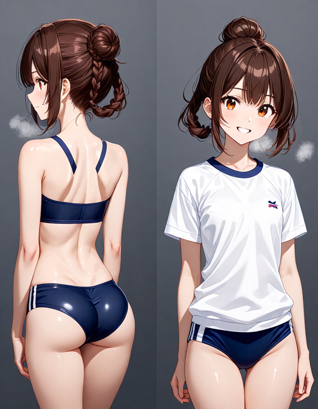 ブルマ＆体操服カタログ紺＆灰