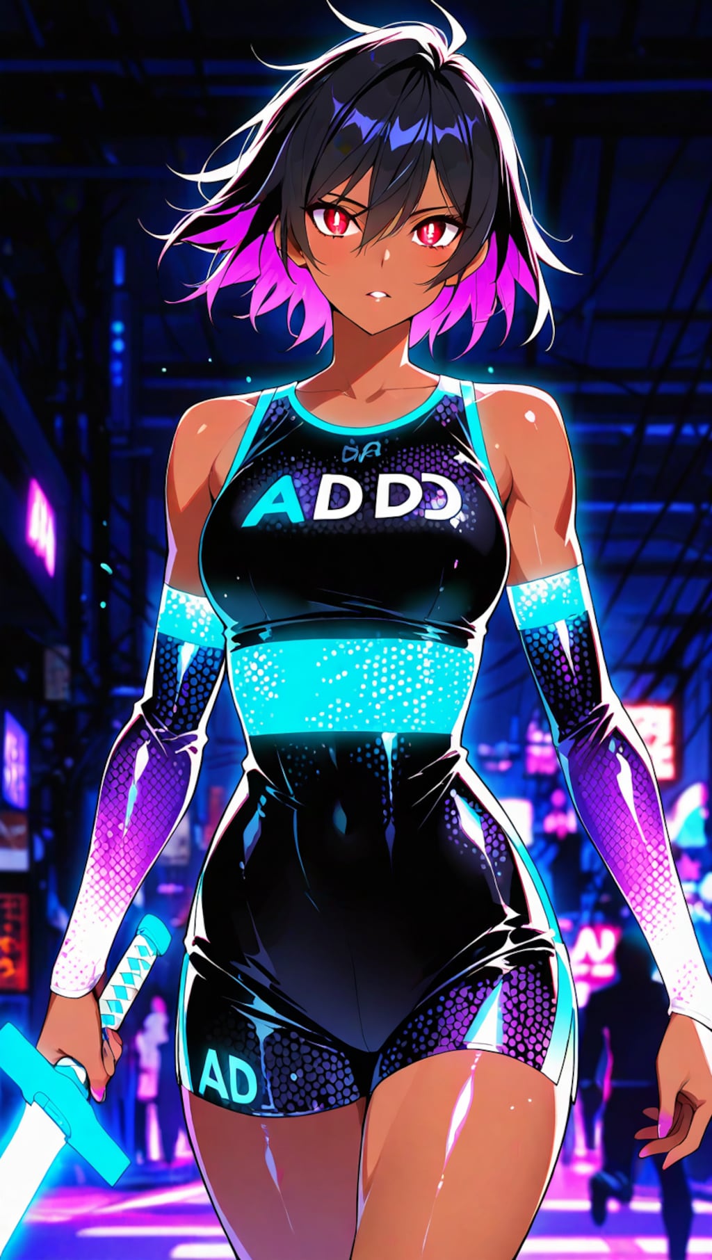 90年代アニメ調イラスト