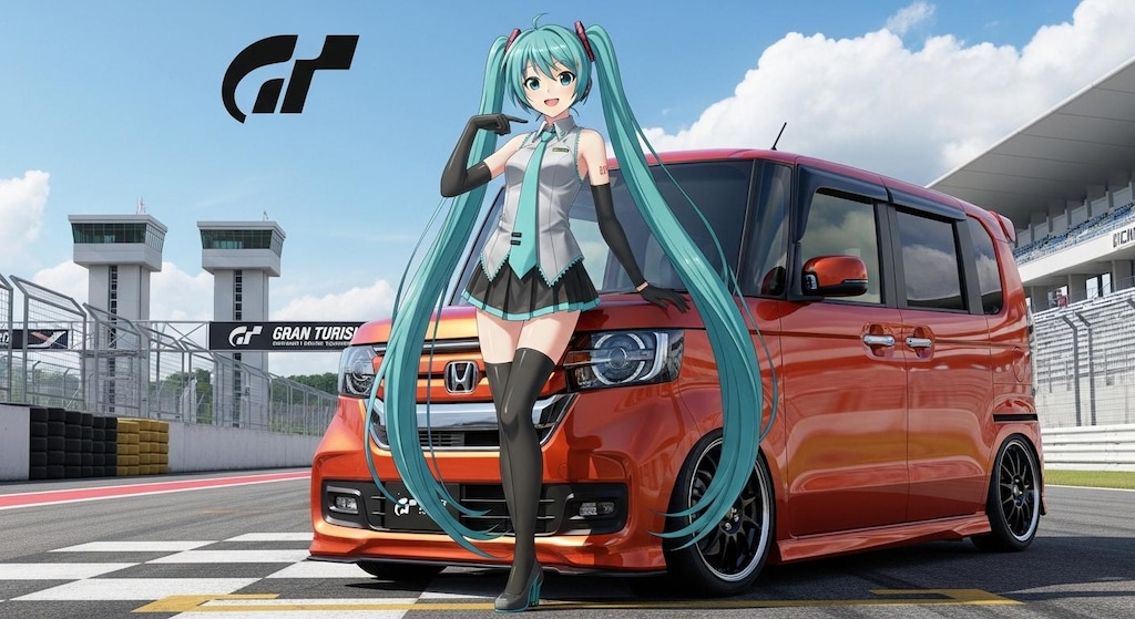 初音ミクとN-BOX
