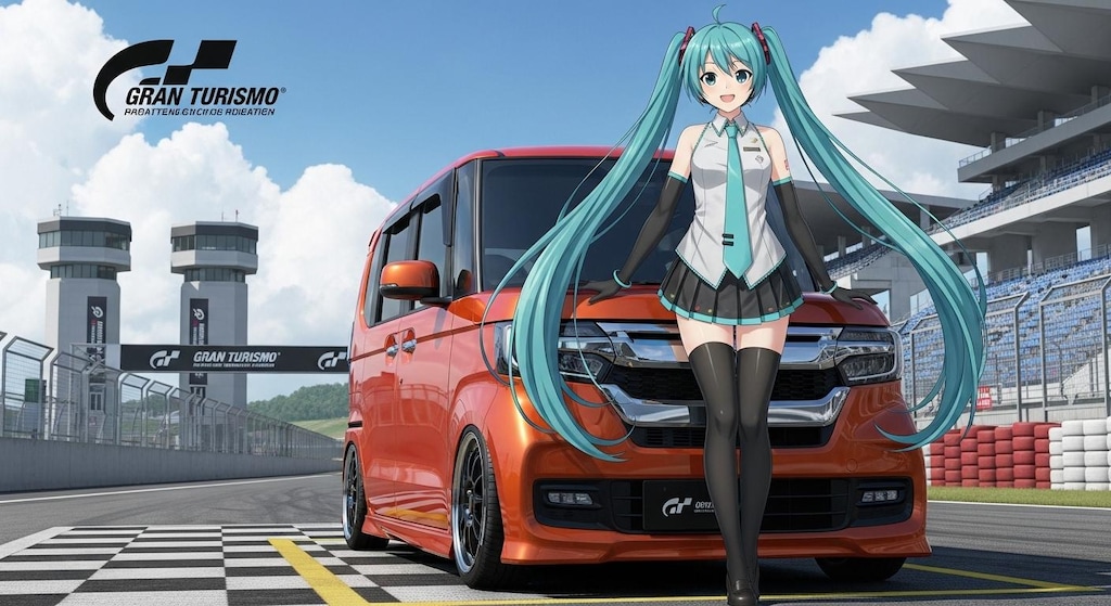 初音ミクとN-BOX