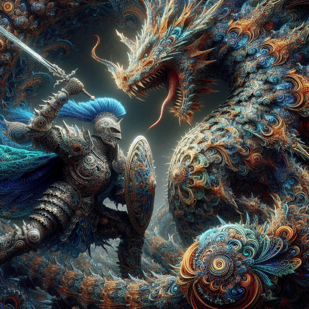 騎士とドラゴン