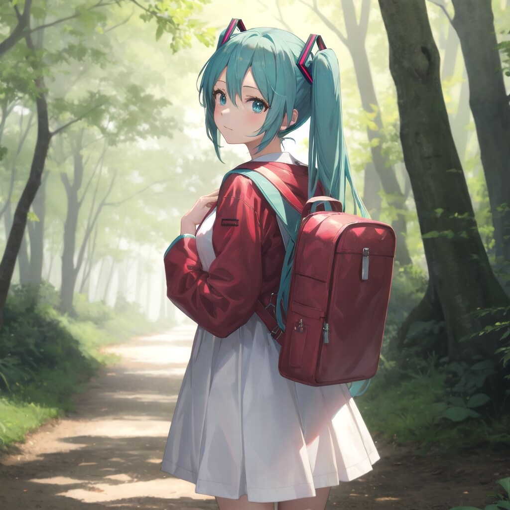 森の通学路
