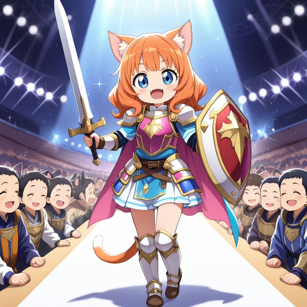 剣士のファッションショー！！