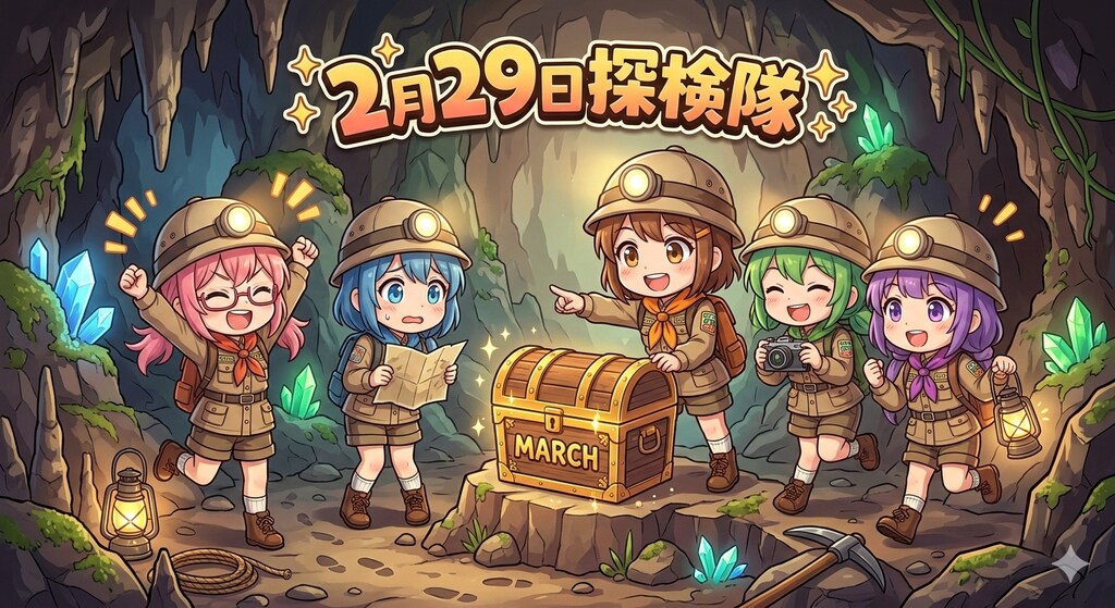 2月29日探検隊