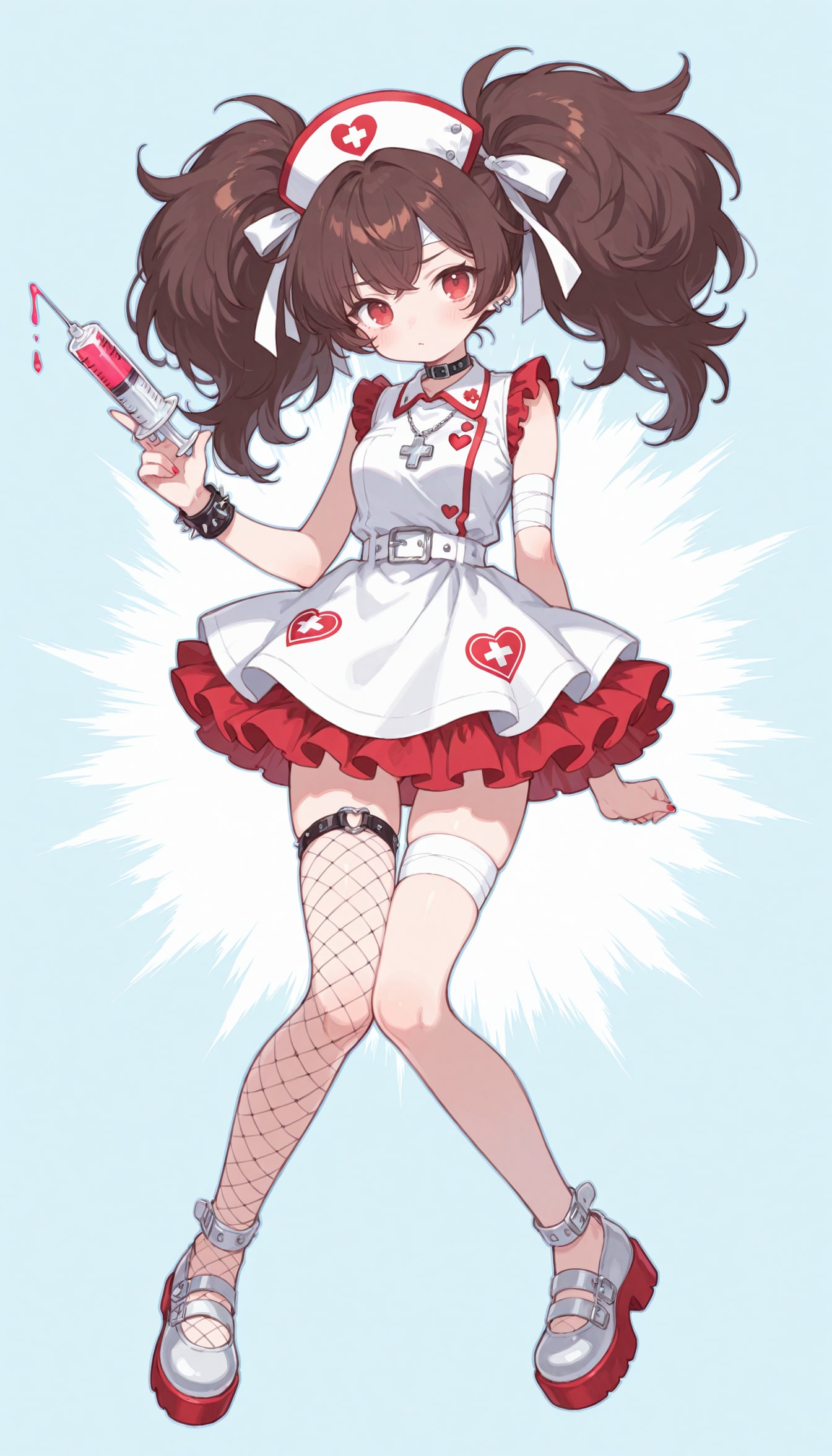 ビッグツインテールナース少女 | の人気AIイラスト・グラビア