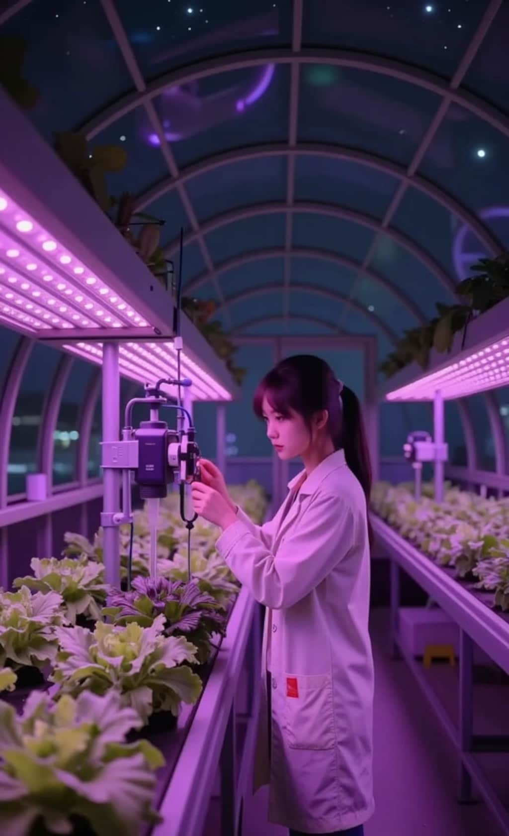 極地の野菜作り