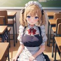 メイドさんの学校(ちちぷい) 2枚目