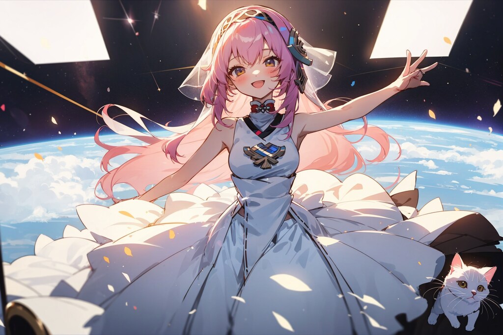 猫と巡音ルカの宇宙 : 2023.08.14