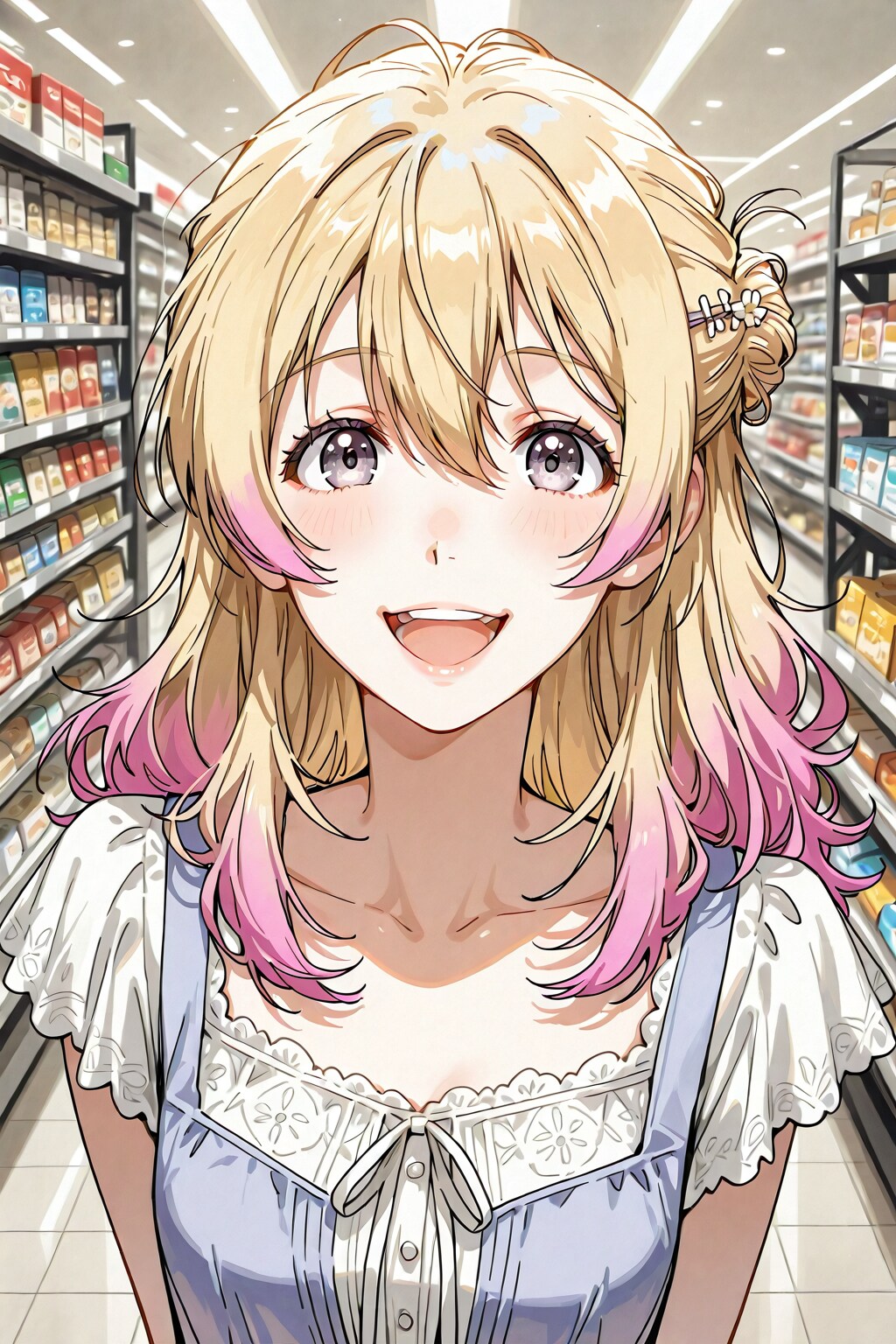 よ！友人A。君も夕食の買い出し？ | の人気AIイラスト・グラビア