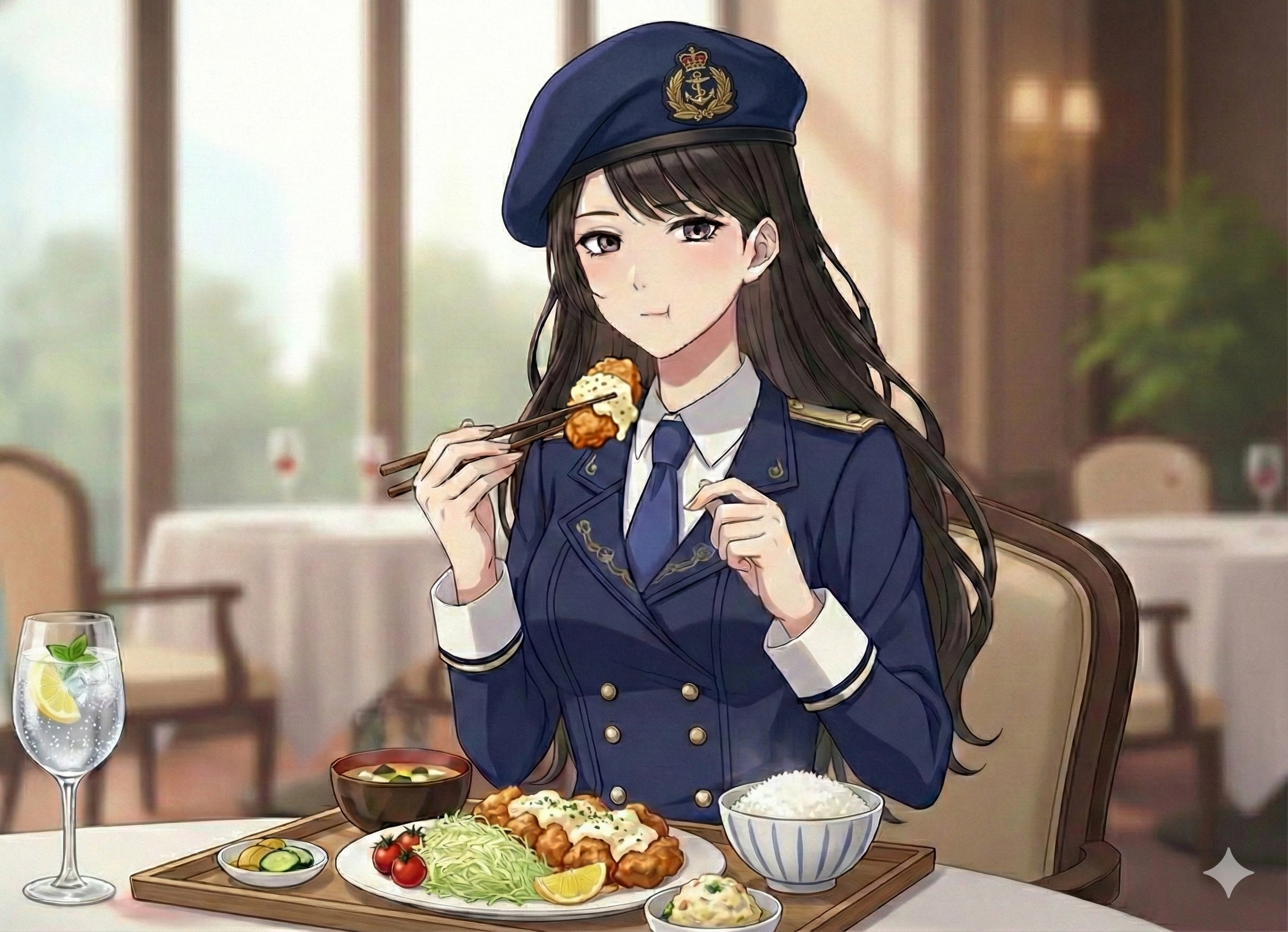 チキン南蛮定食 | の人気AIイラスト・グラビア