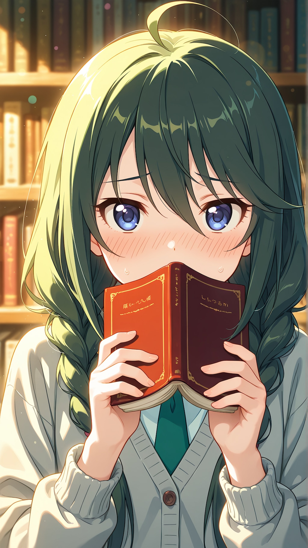 図書室の女の子　真行寺由仁