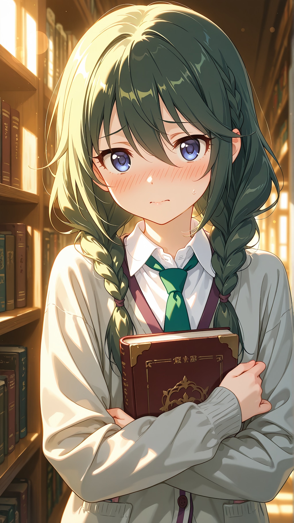 図書室の女の子　真行寺由仁