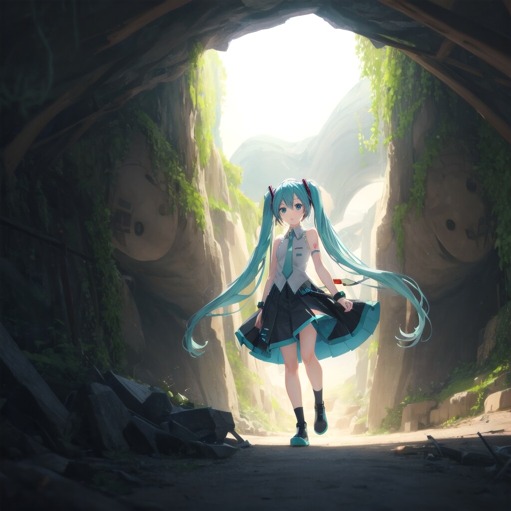 初音ミク探検隊、地底王国へ