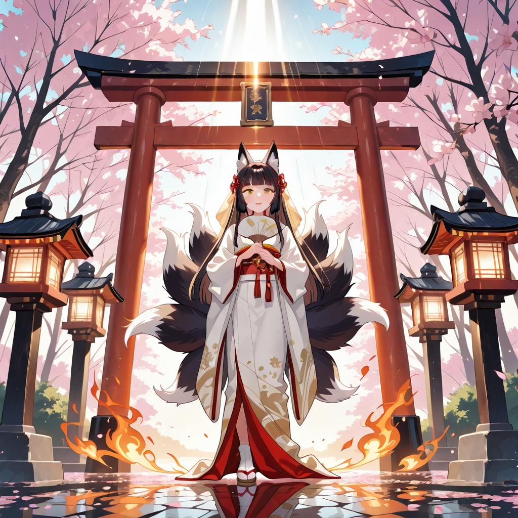 狐の嫁入り | の人気AIイラスト・グラビア