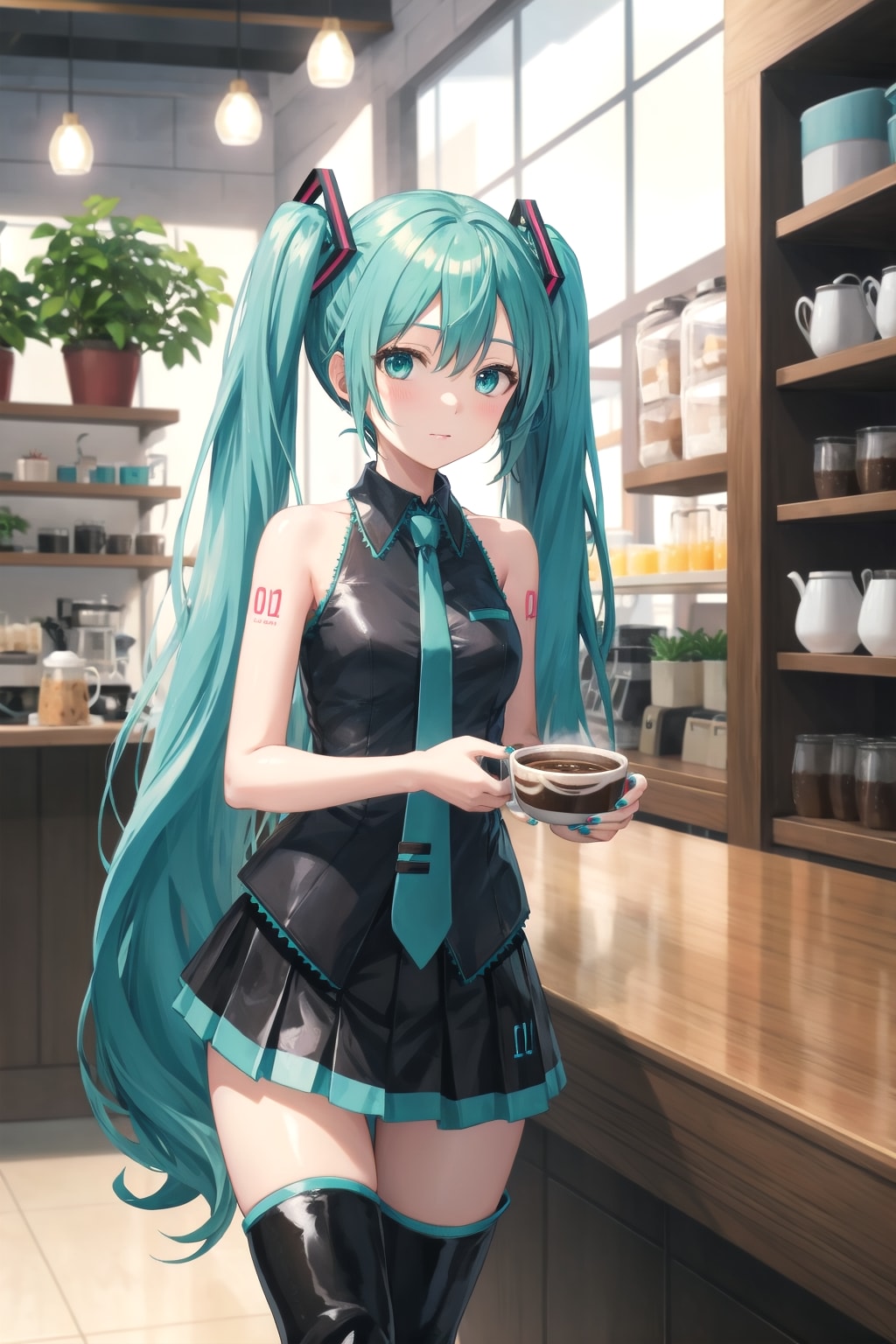 喫茶店のミクさん