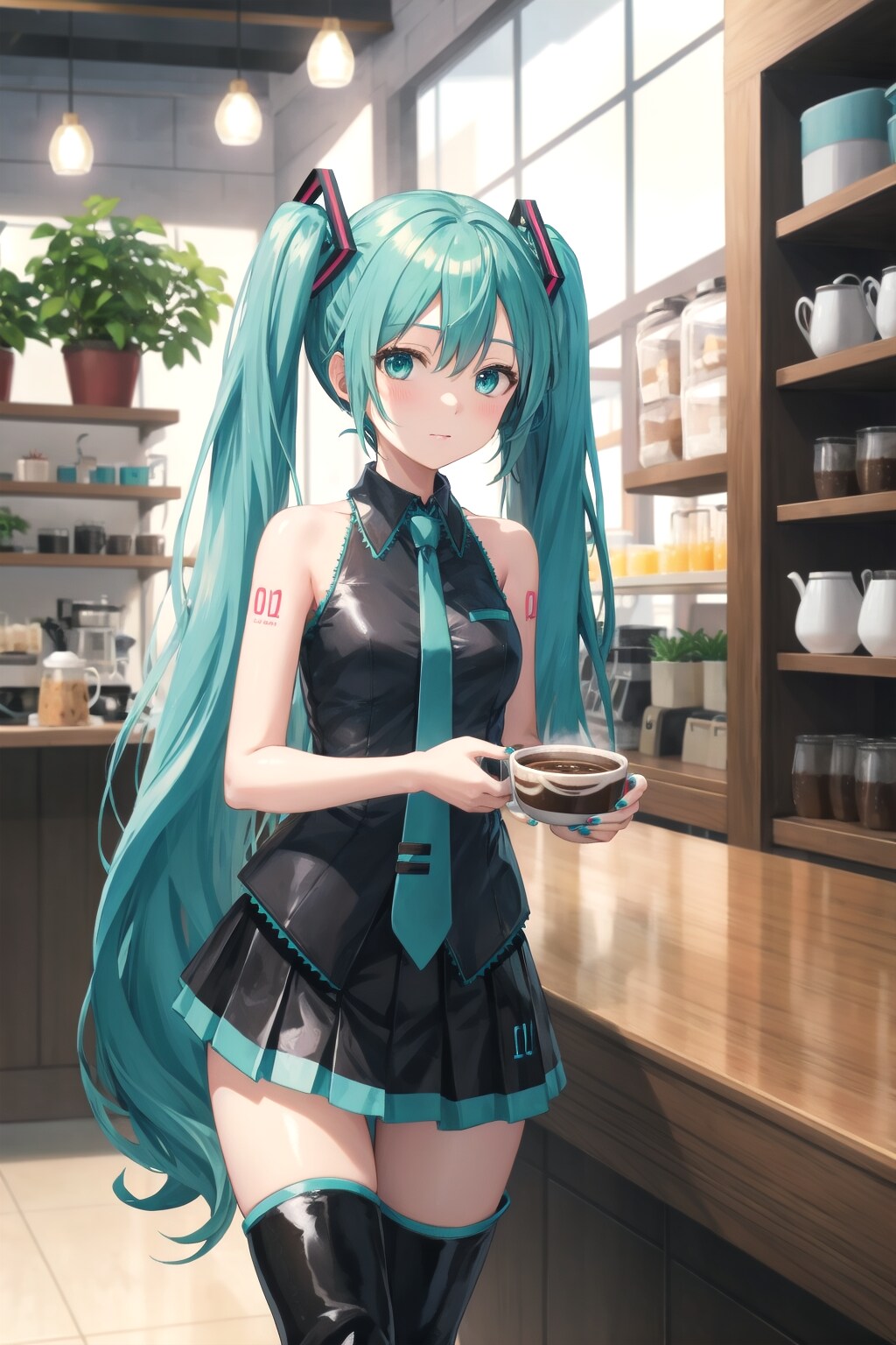 喫茶店のミクさん