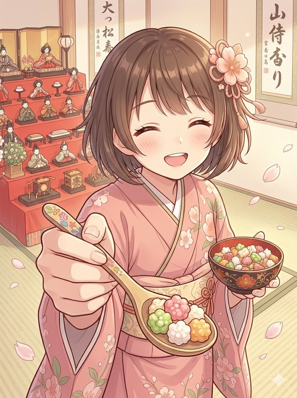 今日はひな祭り🌸