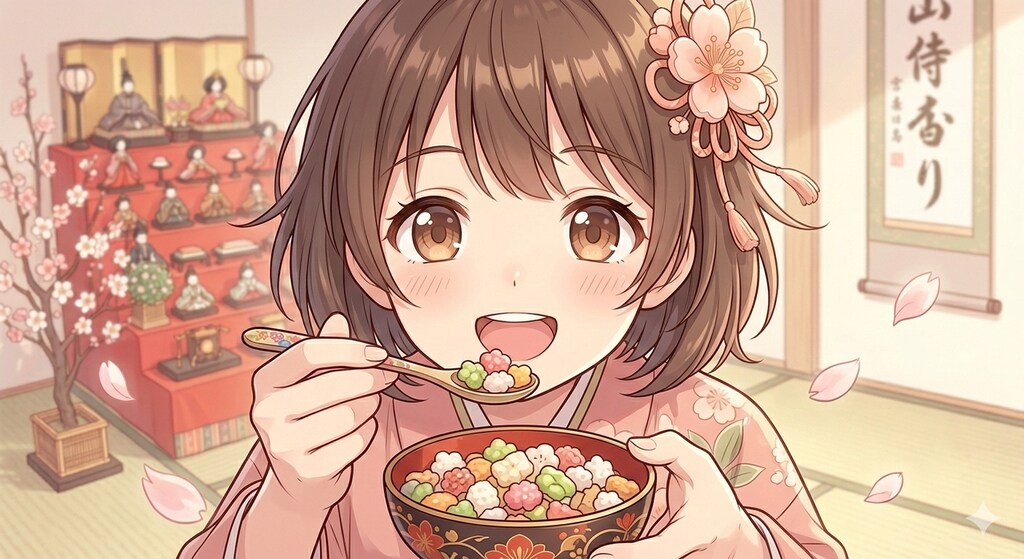 今日はひな祭り🌸