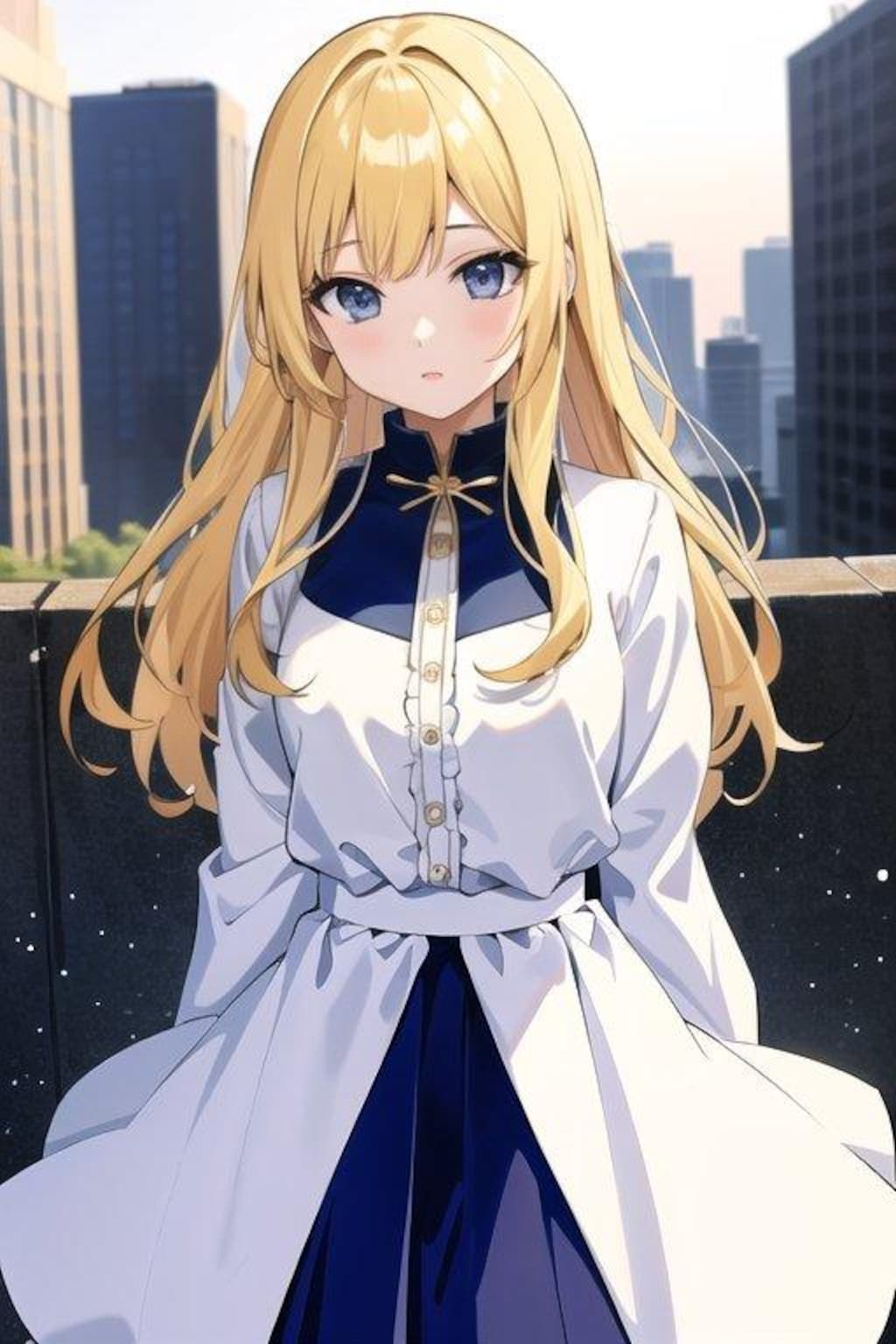 ビル都会の彼女