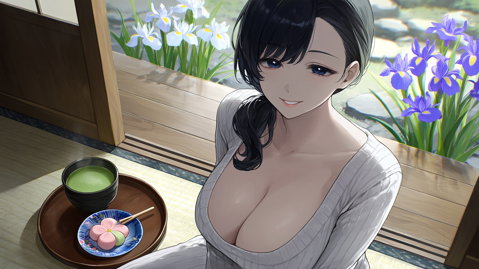 お抹茶と練り切り