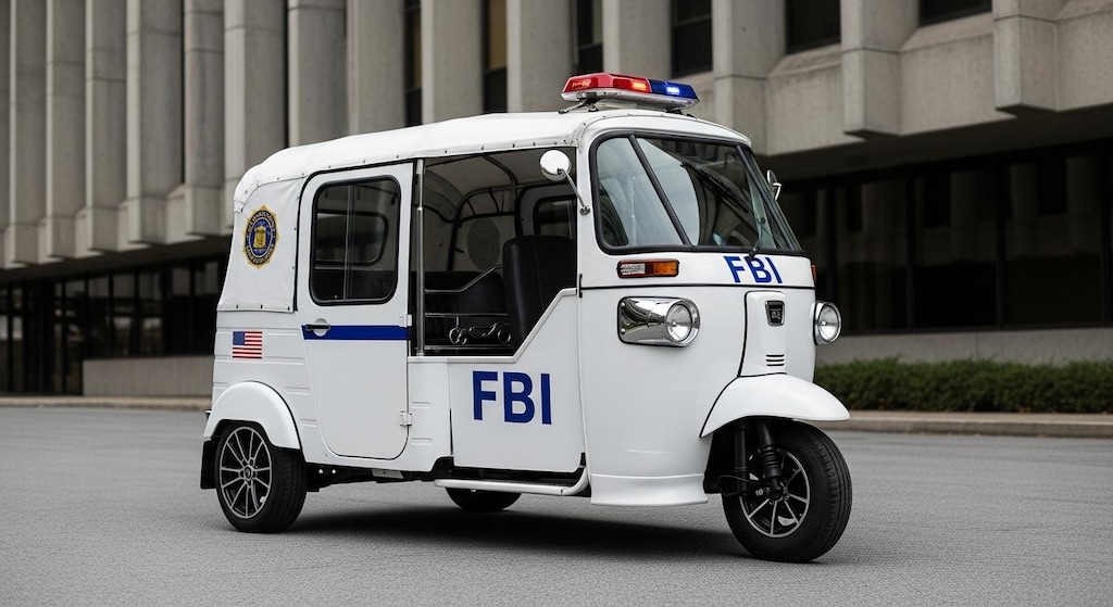 オート三輪FBIパトロールカー