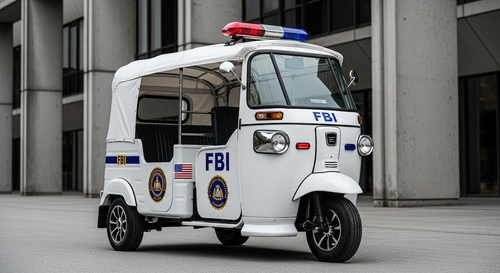 オート三輪FBIパトロールカー