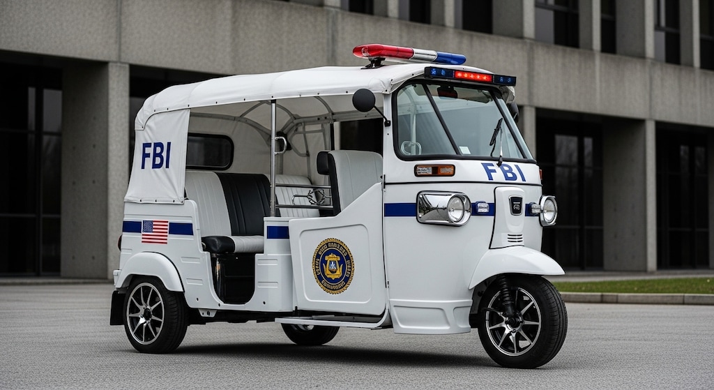 オート三輪FBIパトロールカー