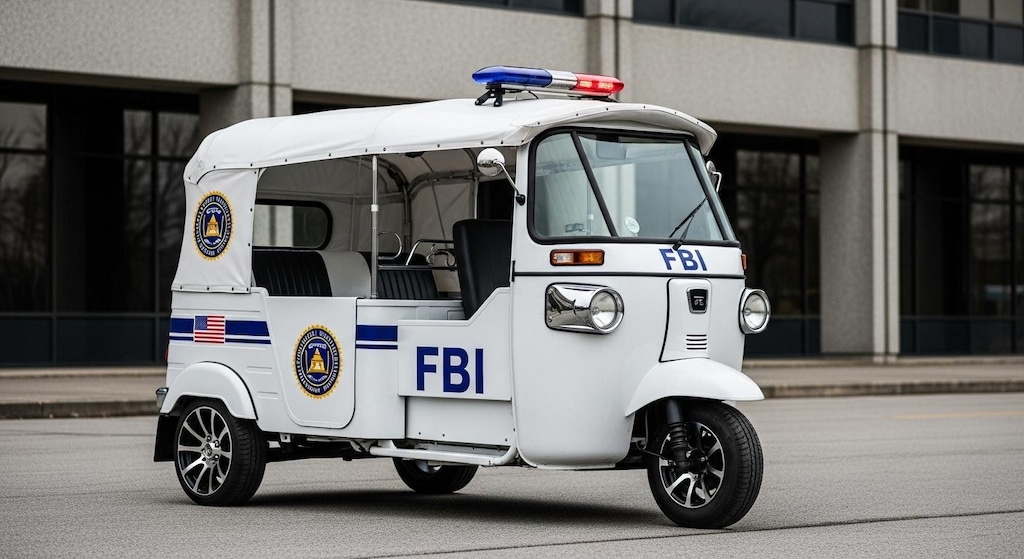 オート三輪FBIパトロールカー