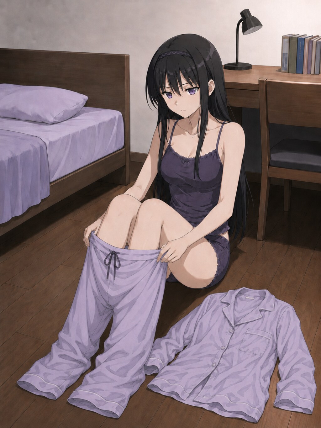 おやすみ前のほむらさん