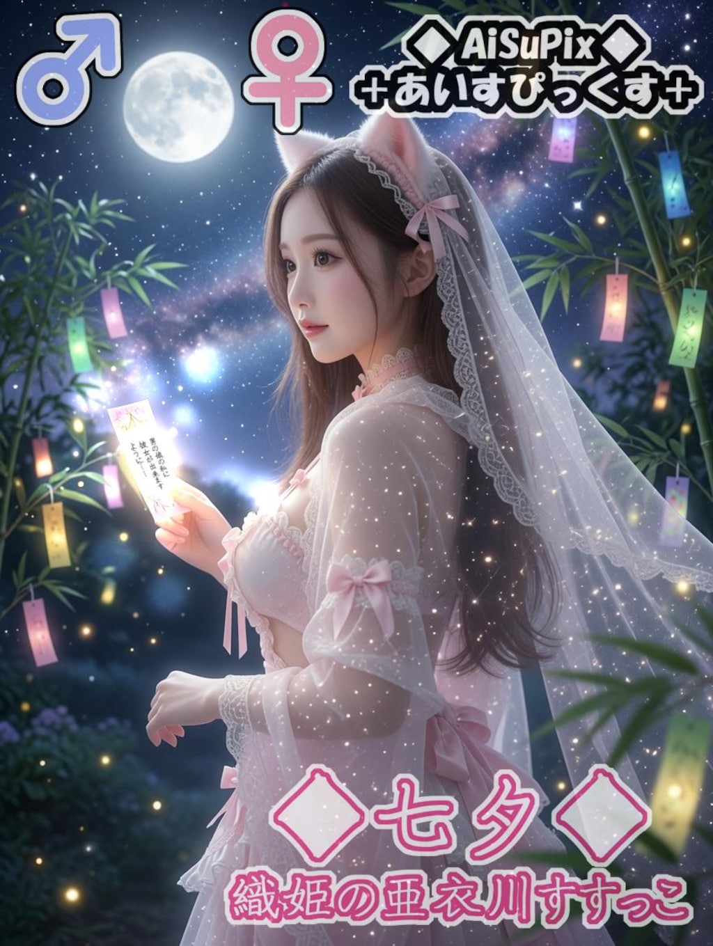 💙AiSuPix／【七夕】ロリィタ風織姫の亜衣川すすっこ💙