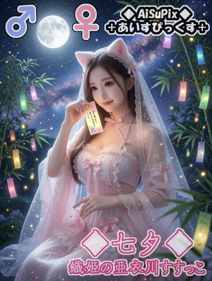 💙AiSuPix／【七夕】ロリィタ風織姫の亜衣川すすっこ💙