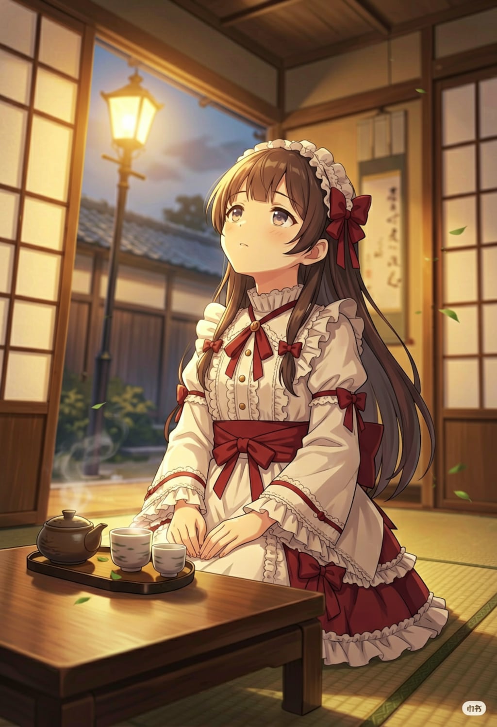 ぼんやり。