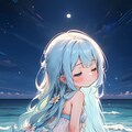 豊かな夜の海 4枚目