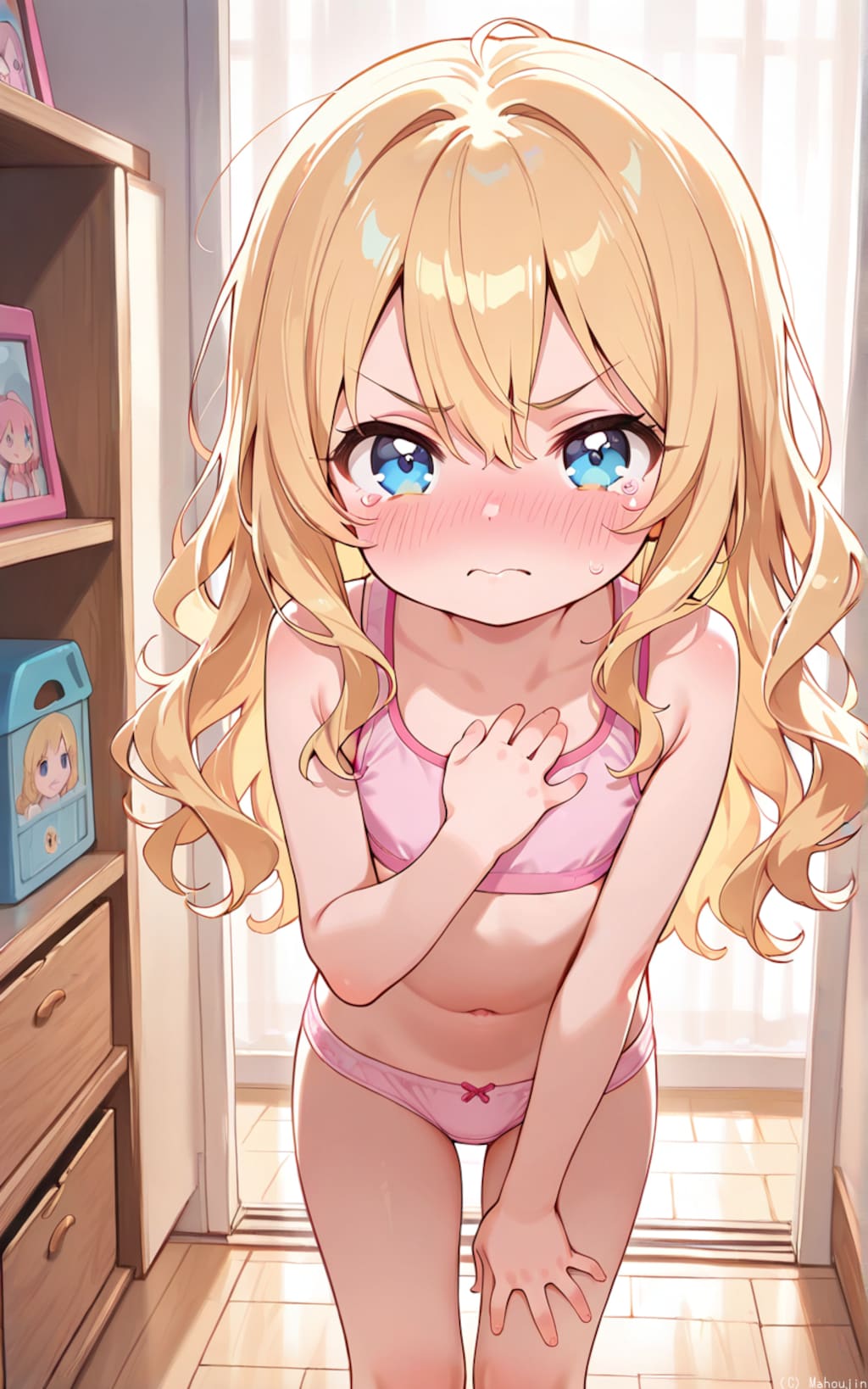 ぐぬぬぬ～……。