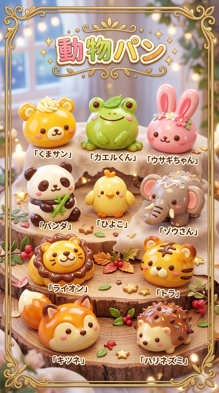 動物パン